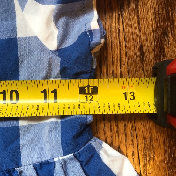 Smiling Button Gingham Dress - Picture 9 of 10